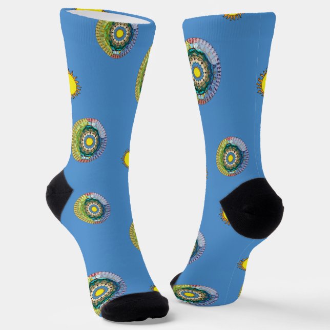 Summer Sunshine Socks (Angled)