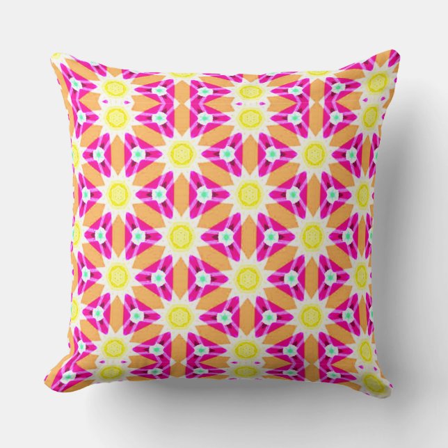 Summer Sunshine Throw Pillow (Front)
