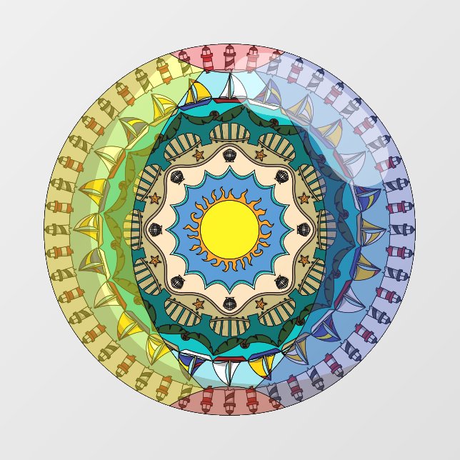 Summer Sunshine Wall Decal (Front)