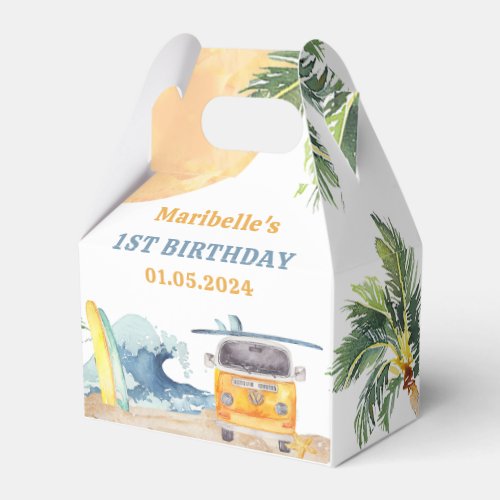 Summer Surf Birthday Party  Favor Boxes