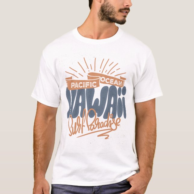 Summer Surf hawaii surf paradise T-shirt (Front)