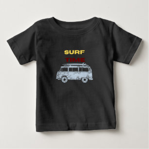 Summer Surf Time Baby Boy T-Shirt