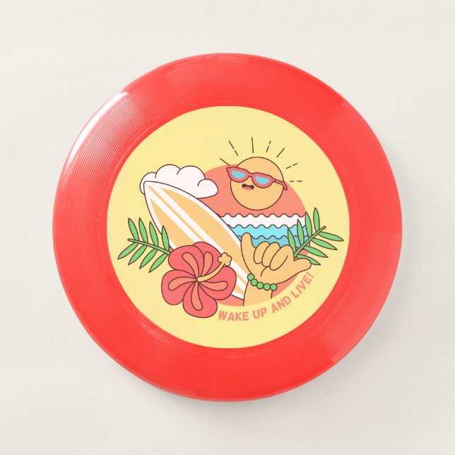 Summer Surfer frisbee (Front)