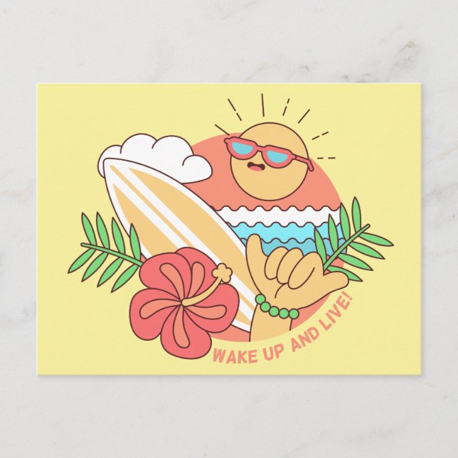 Summer Surfer postcard (Front)