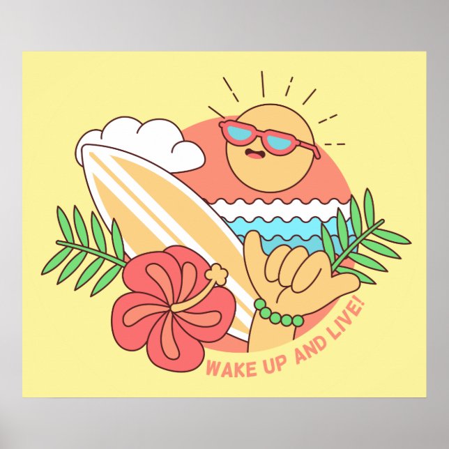 Summer Surfer poster (Front)