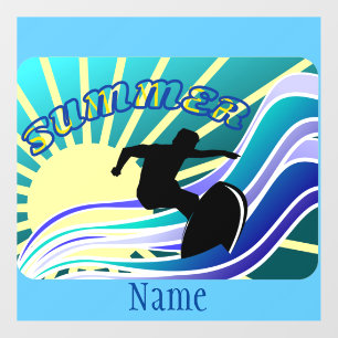 Summer Surfing Fun Thunder_Cove  Wall Decal