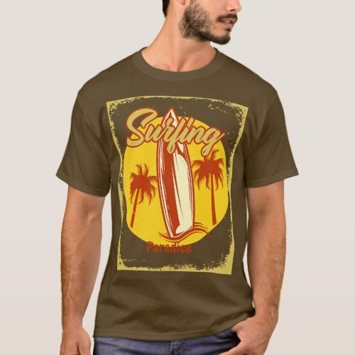 Summer Surfing Paradise T_Shirt