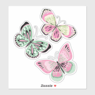 Summer Sweet Butterflies Sticker
