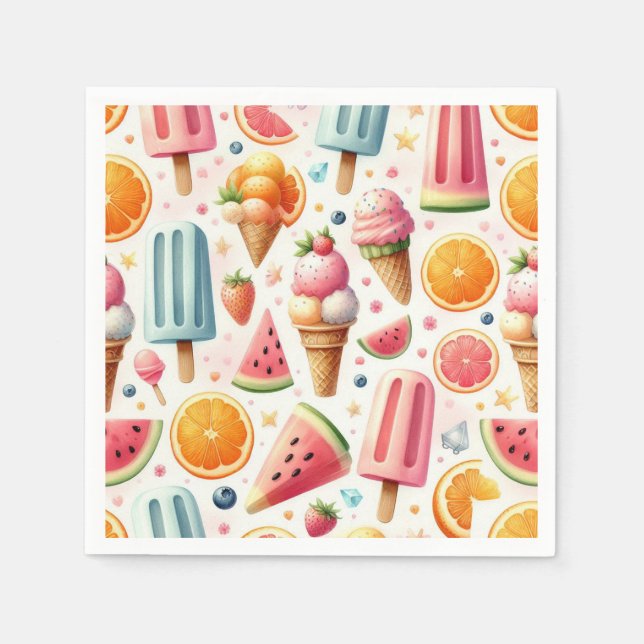 Summer Sweet escape Napkins (Front)