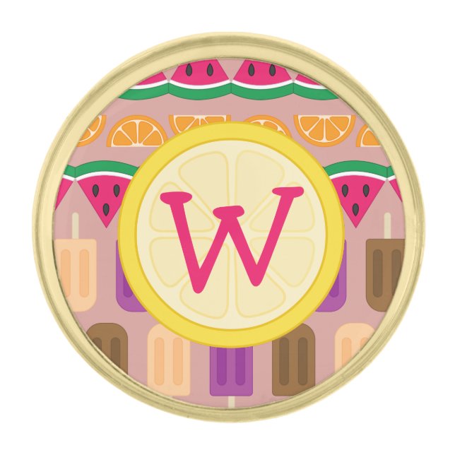 Summer Sweets Lapel Pin (Front)
