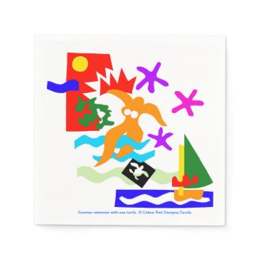 Summer swimmer - Napkin Summer swimmer - Napkin