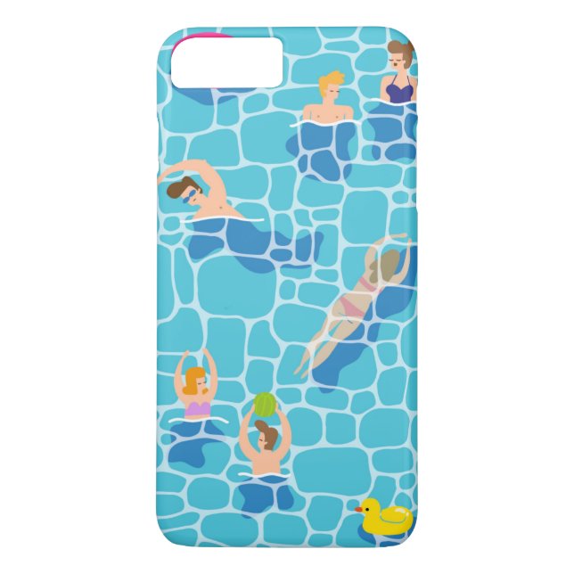 Summer Swimming Pool Design Phone Case (Back)
