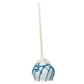Summer Swimming Pool Party Tropical Birthday Blue  Cake Pops (Back)