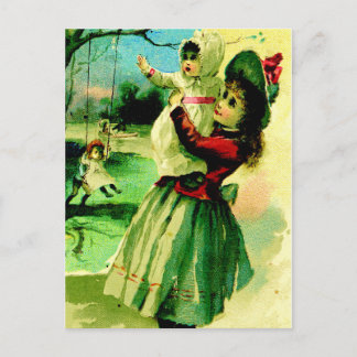"Summer Swing" Postcard