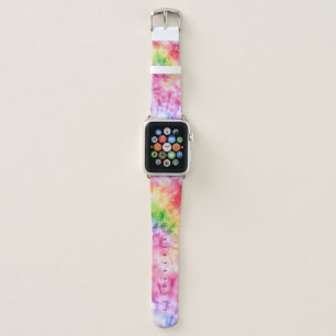 Summer Swirls: Pastel Tie-Dye Pattern Apple Watch Band