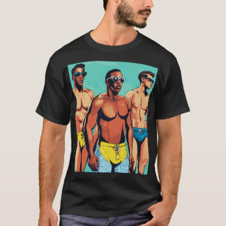 Summer T-Shirt: Cool Edition with 3 Friends  T-Shirt