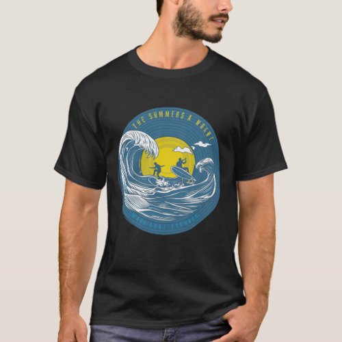 Summer t shirt design Beach t_shirt Design