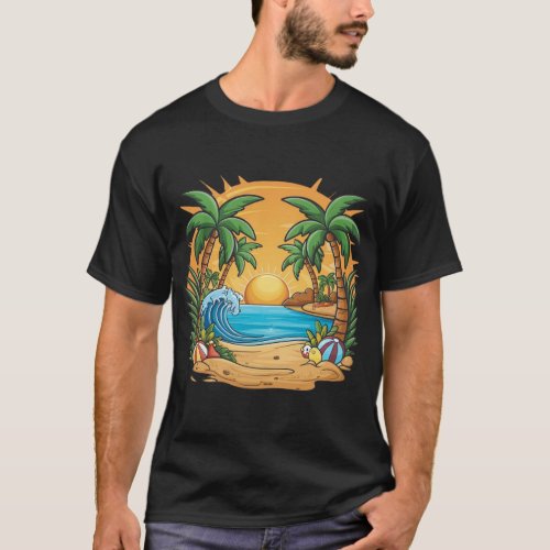 Summer t_shirt design bundle summer beach 