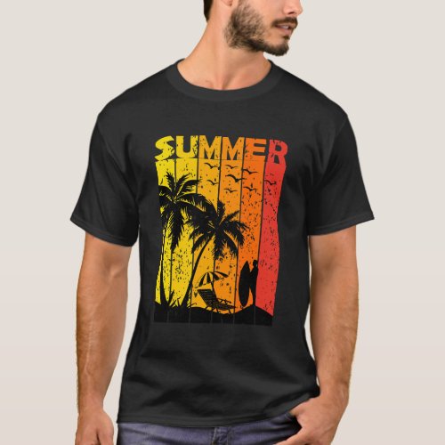 summer t shirt design vector illustration