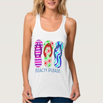 Summer T Shirt Summer Time Beach Please Tank Top by BooPooBeeDooTShirts at Zazzle