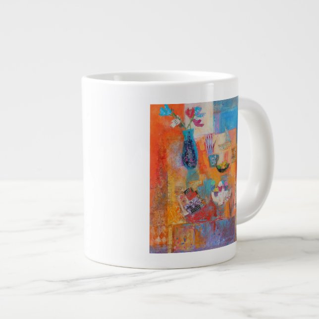 Summer Table Giant Coffee Mug (Front Right)