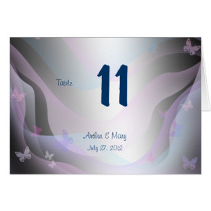 Summer Table Number Card