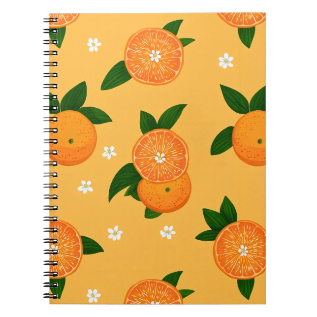 Summer Tangerines Notebook (Front)