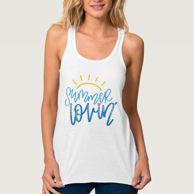 Summer Tank - Vacation Tank Top - Beach Tank Top (Front)