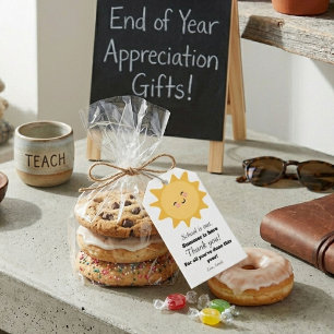 Summer teacher appreciation out end of year favor gift tags
