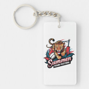 Summer team festival keychain