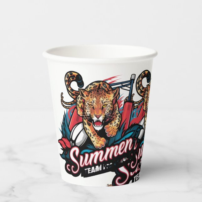 Summer team festival paper cups (Front)