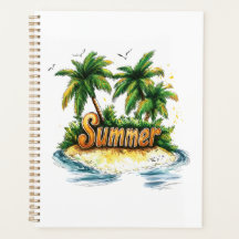 Summer Text - Tropical Summer Island