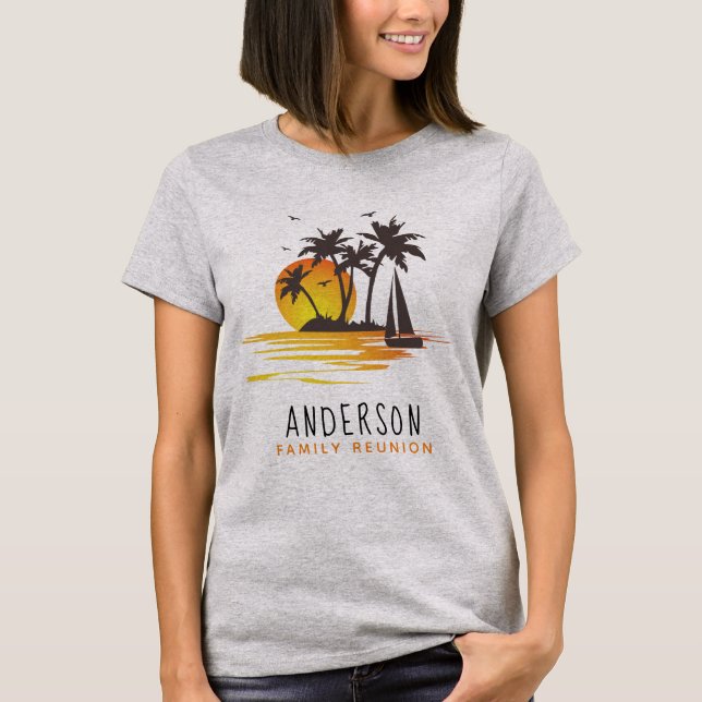 Summer Themed Family Reunion T-Shirt (Front)