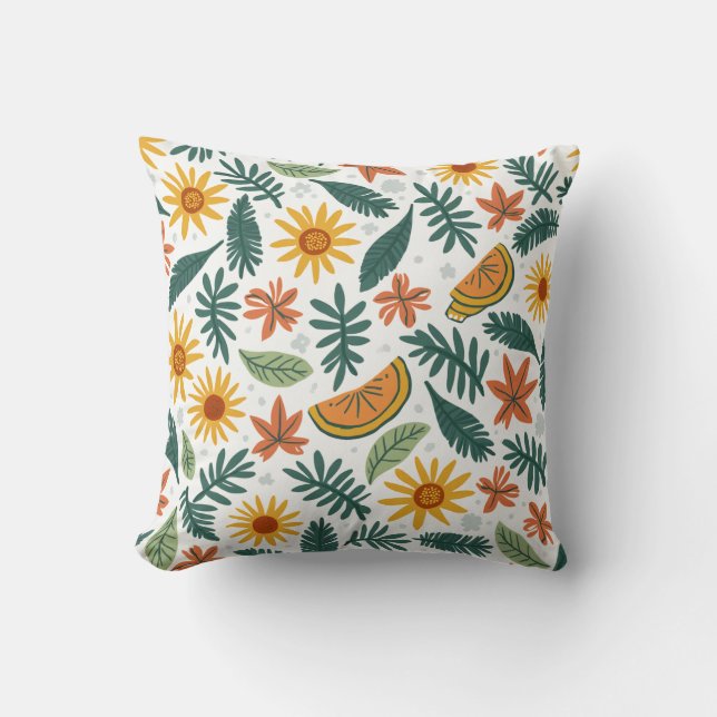 summer  throw pillow (Front)