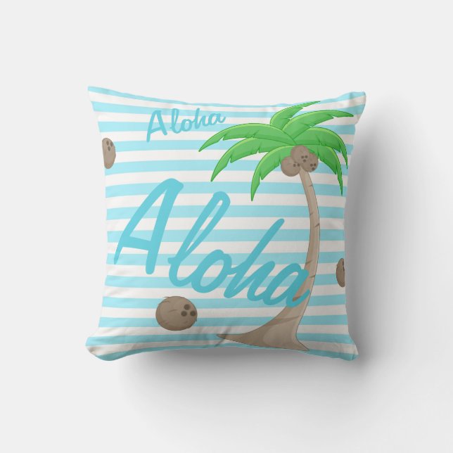 Summer Throw Pillow (Front)