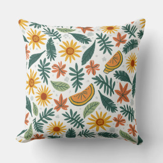 summer throw pillow