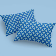 Summer tile with azure circles on baby blue