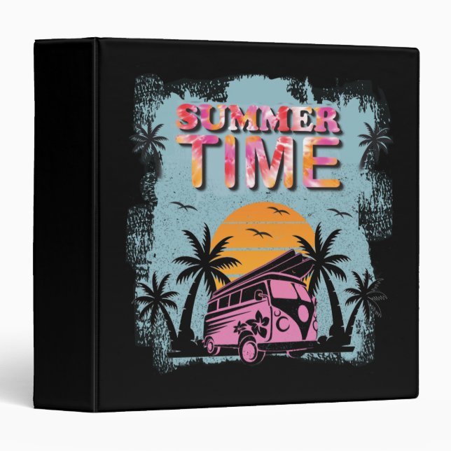 Summer Time 3 Ring Binder (Front/Spine)