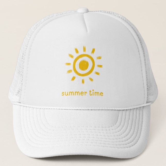 “Summer Time Babe” Embroidered Cap (Front)