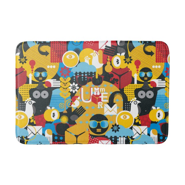 Summer time bath mat (Front)