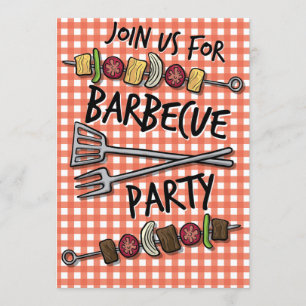 Summer Time BBQ Party Invitation