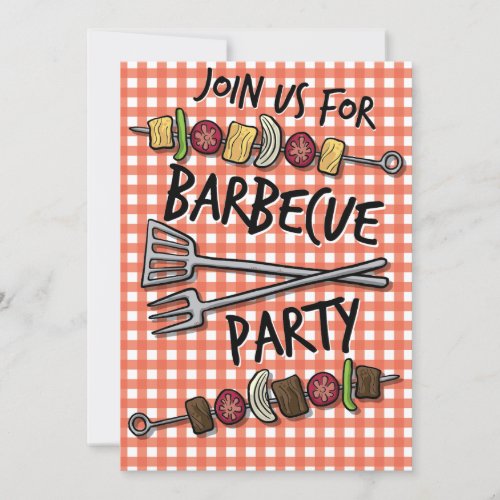 Summer Time BBQ Party Invitation