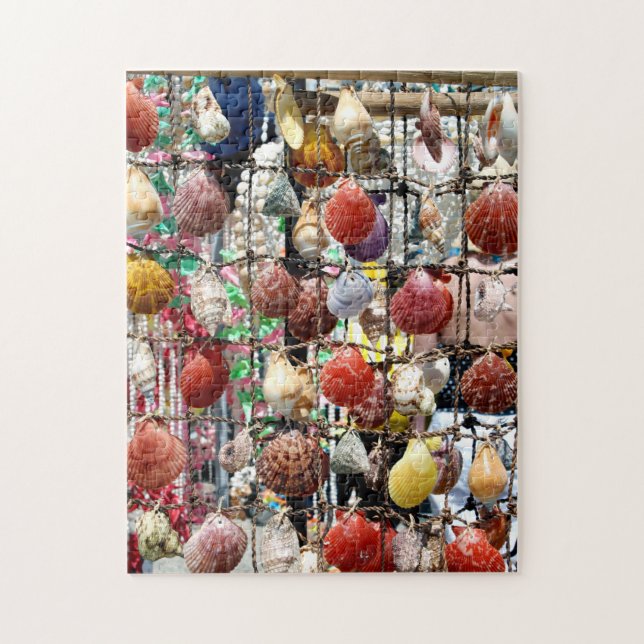 Summer time beach sea shells Cyprus souvenir Jigsaw Puzzle (Vertical)