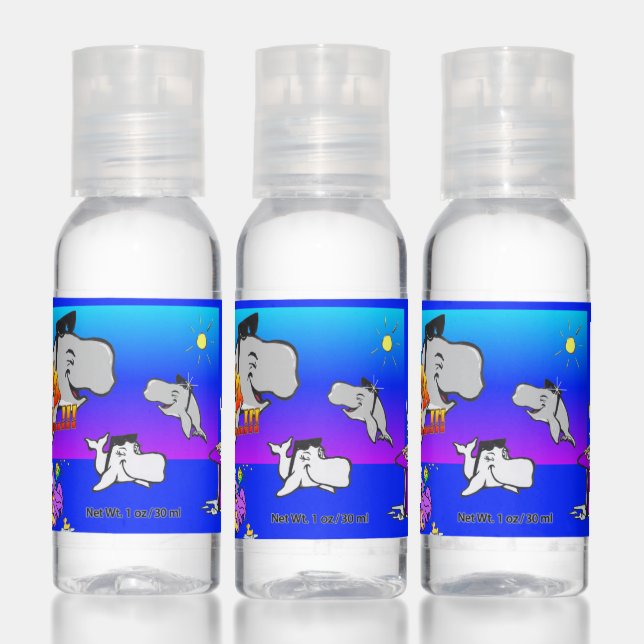 Summer Time Cartoons Travel Bottle Set Hand Sanitizer (Set)