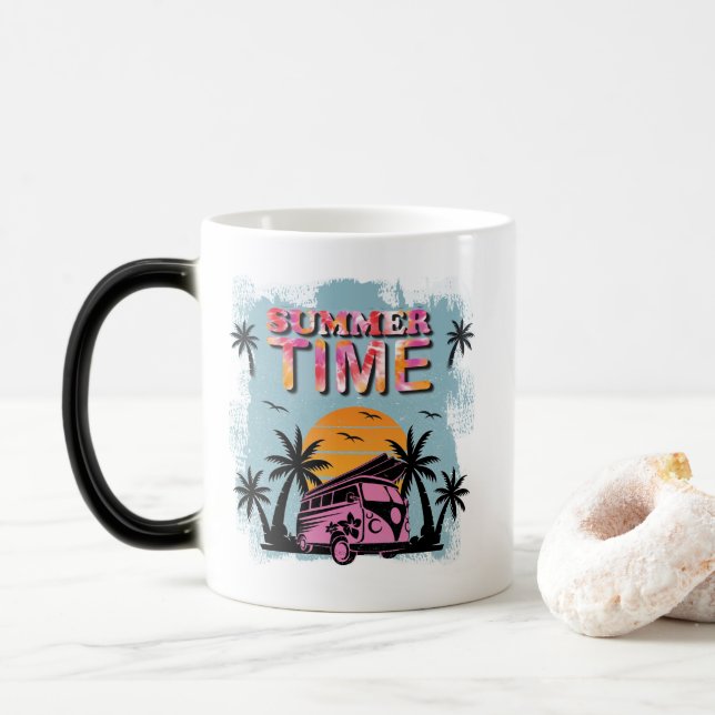 Summer Time Color Morph Mug (With Donut)