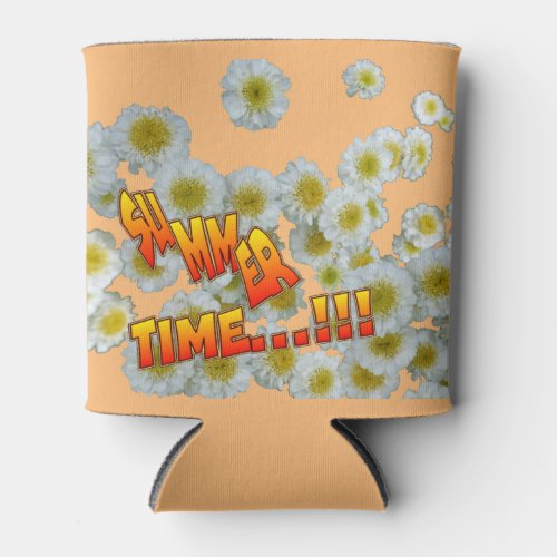 Summer Time Colorful Flowers Can Cooler