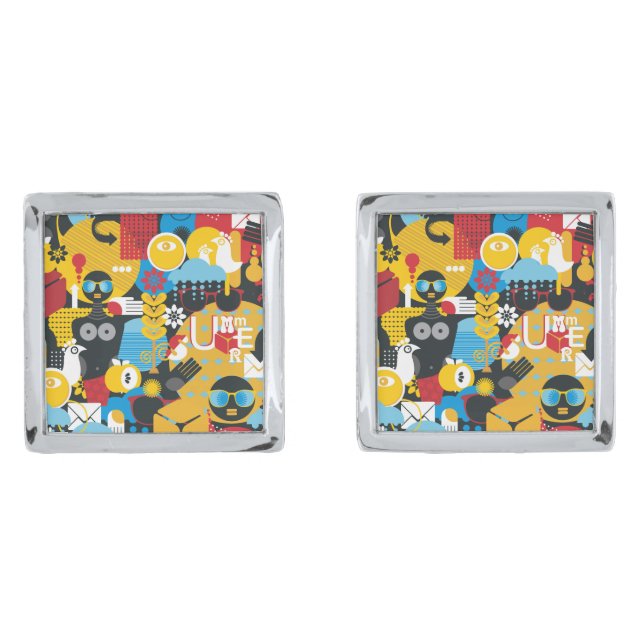 Summer time cufflinks (Front)