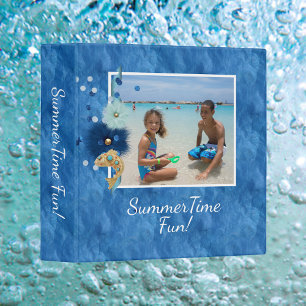 Summer Time Family Photo Scrapbook Album 3 Ring Binder