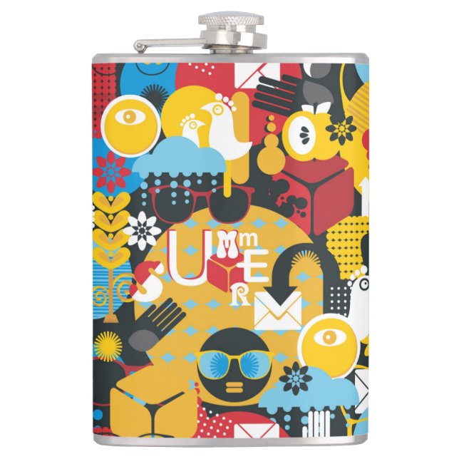 Summer time flask (Front)