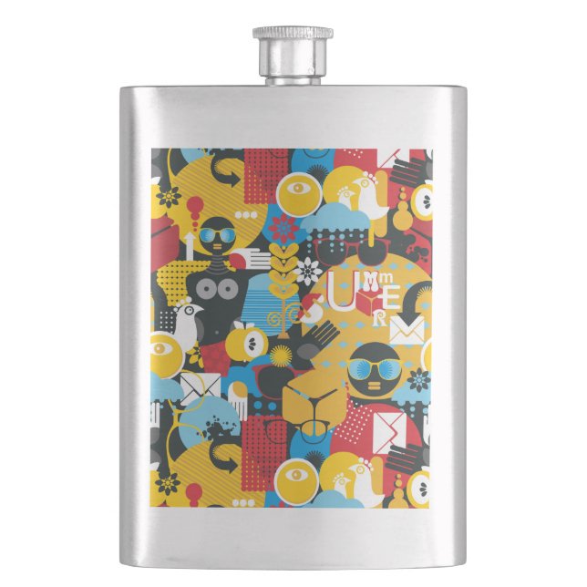Summer time flask (Front)